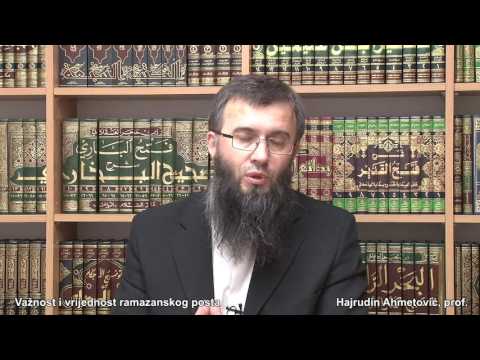 01 Vaznost i vrijednost ramazanskog posta