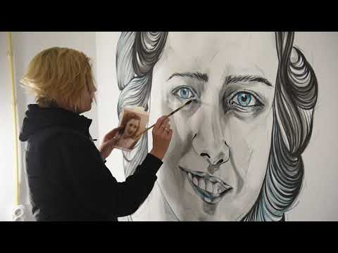 Mural painting @ FORJA Cowork + Studio