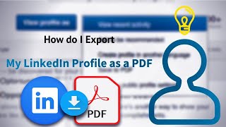 Download lagu Save Your LinkedIn Profile As PDF || LinkedIn Help mp3