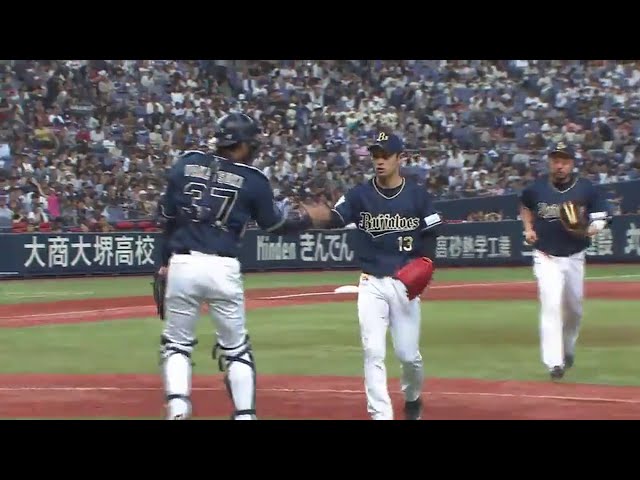 【3回表】バファローズ・山岡 落ち着いたピッチングで相手打線を封じる!! 2017/6/11 Bs-D