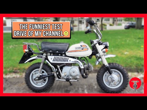 1978 Honda Z50 Monkey REVIEW - 1978 Honda z50 minitrial "monkeylike