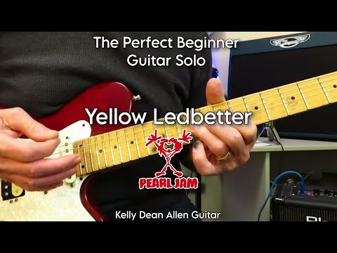 Yellow Ledbetter - Pearl Jam. The PERFECT Beginner Guitar Solo. Lesson / Tutorial.