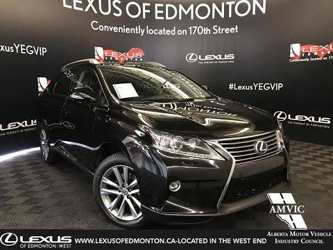 Used Black 2015 Lexus RX 350 Touring Package Walk Around Review - Hinton, Alberta