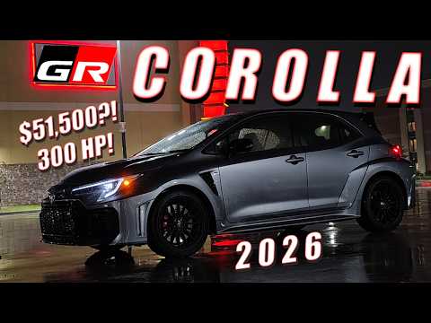Thumbnail for 2026 Toyota GR Corolla Review || Small Size, Big Power & A BIGGER Price Tag! by Toyota GR Corolla