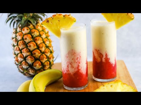 LAVA FLOW: The ULTIMATE frozen TROPICAL COCKTAIL | Quick & easy