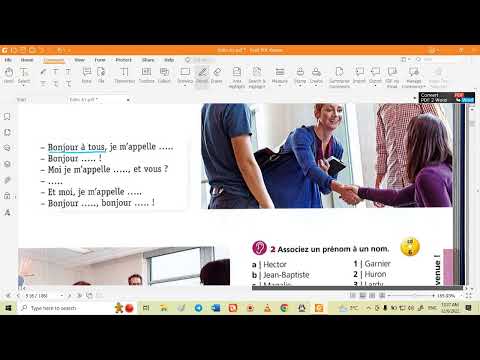 French Lesson || méthode de français / Édito A1/unité 1 / page 14 & 15 || leçon 2