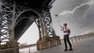 DRONE IN A LIGHTNING STORM