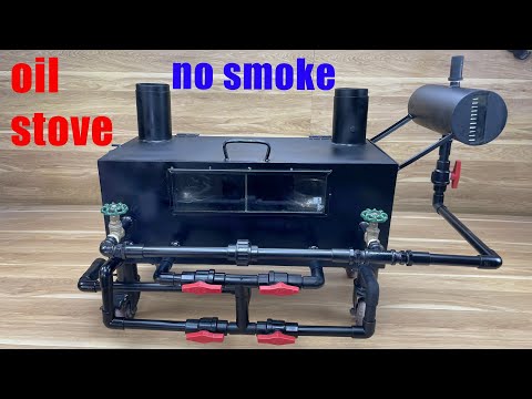 Very few people know how to make a waste oil stove. Smokeless chemical gas! Kitchen infrared