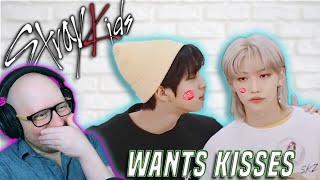 Baby Stay's Reaction to Stray Kids Wanting Kisses 💋
