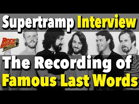 Was "Famous Last Words" The Hardest Supertramp Album To Make? John Helliwell Interview
