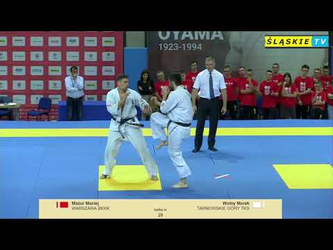 Finał Senior Kumite Open: Maciej Mazur - Marek Wolny