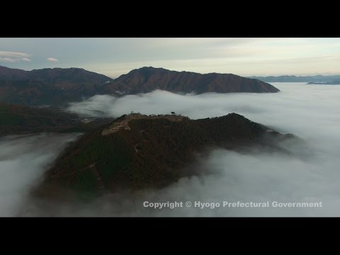 竹田城跡（雲海　空撮）②