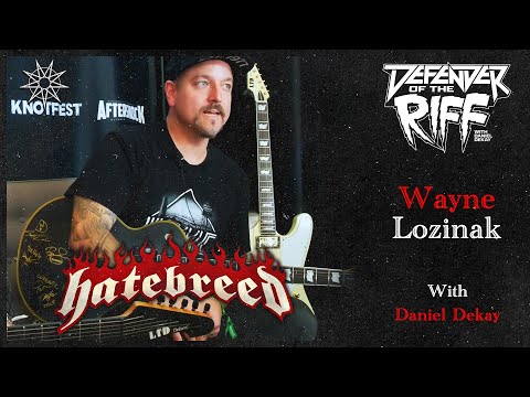 Wayne Lozinak (HATEBREED) on his love for his FIRST Guitars