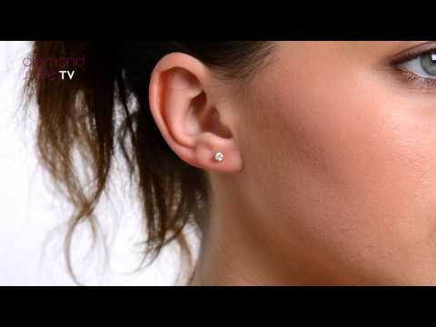 Diamond Gold 3mm 18K 0.20ct Diamond Stud Earrings - FG23 42A