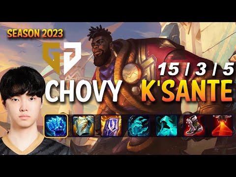 GEN Chovy K'SANTE vs VIKTOR Mid - Patch 13.15 KR Ranked
