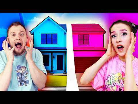 WE DIVIDED THE HOUSE IN HALF!