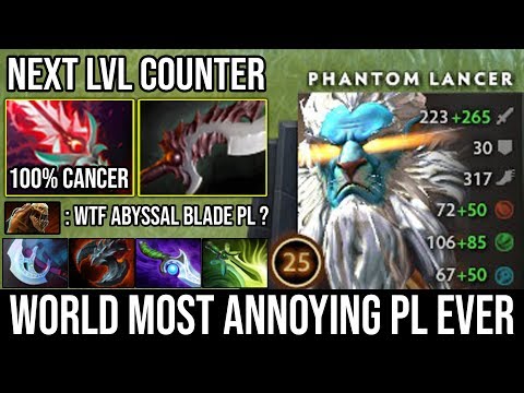 World Most Annoying PL Ever | 100% Cancer Meta Infinite Bash & Lifesteal with Abyssal Blade DotA 2