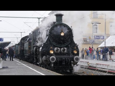 Dampf im Südwesten! S3/6 überführt C5/6 | Dampfloks in Friedrichshafen, Lindau & Allgäu | Zügig20