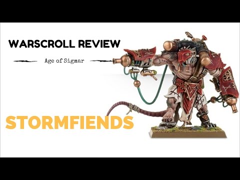 Age of Sigmar Stormfiends Warscroll Review