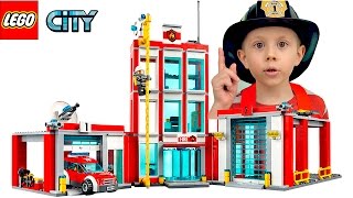 LEGO City Fire Пожарная машина с лестницей (60107) - відео 2