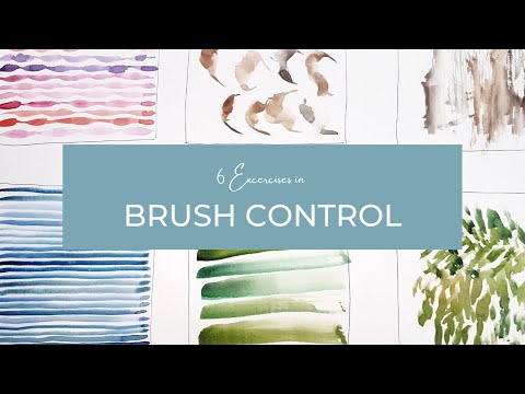 Brush Control excercises to become a master in Watercolor