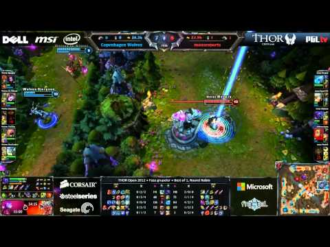 THOR Open 2012 - Copenhagen Wolves vs mousesports - Group stage