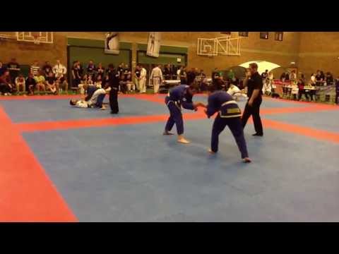 Martyn Brown (IOWBJJ) Finals match @ Light Feather, White Belt. Bournemouth BJJ Open 15th June 2013