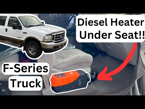 How To: Install Diesel Heater Under F250 Front Seat (F series/Expedition)