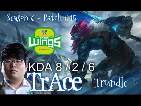 JAG TrAce TRUNDLE vs SHEN TOP - Patch 6.15 KR Ranked | League of Legends