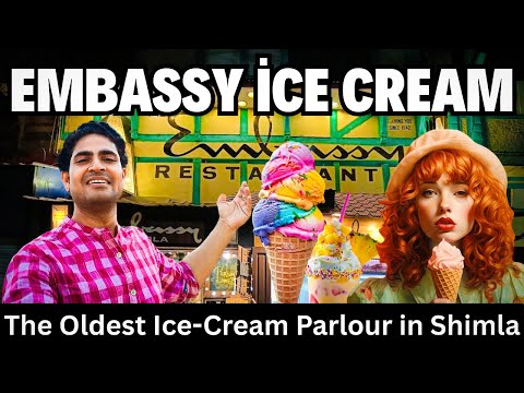 Embassy ice cream Shimla | Shimla famous food Mall Road | best street food in shimla Mall Road