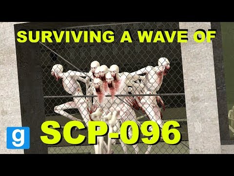 SURVIVING WAVE OF SCP-096 IN WENDY'S MAP! - Garry's mod Sandbox