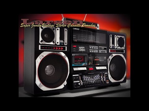 Larseb Super Jumbo Vintage Iconic Ghetto Blaster Boombox