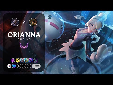 Orianna Mid vs Cassiopeia - KR Master Patch 13.6