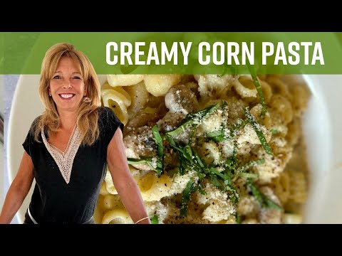 Creamy Corn Pasta | Kathy's Vegan Kitchen