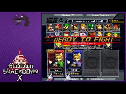 MTSD10 - ThisSideDown (Green Fox) vs OeS|Cohenski (Blue Fox) SSBM Losers Quarters