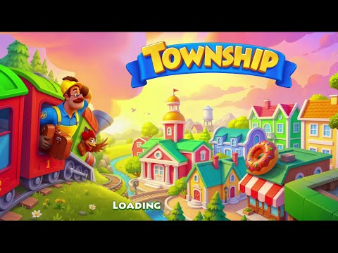 Township Mobile Game. Review and Gameplay.  Mobile farm and city builder