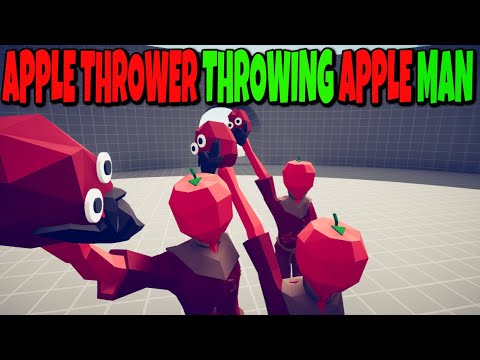 APPLE THROWER THROWING APPLE MAN TRIO vs EVERY FACTION - Totally Accurate Battle Simulator TABS