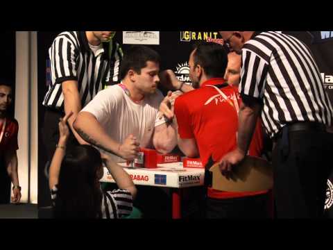 finals disabled men left 75kg XXII European Armwrestling Championships