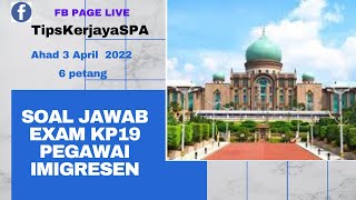 Download lagu Soal Jawab Exam KP19 Pegawai Imigresen mp3