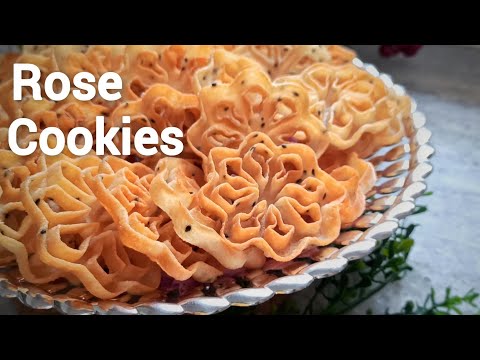 Rose Cookies | Christmas Sweets