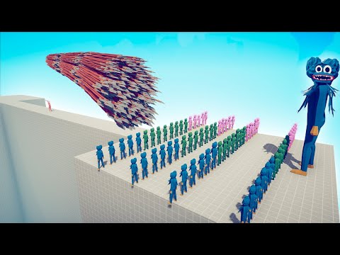 100x POPPY PLAYTIME COLOR PACK vs EVERY GOD - TABS | Totally Accurate Battle Simulator 2022