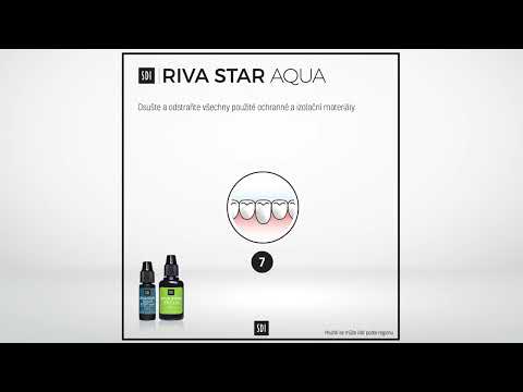 Riva Star Aqua - Desensitising cervical tooth hypersensitivity - Step by step instructions - CZECH