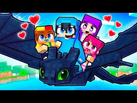 Minecraft'ta EJDERHA EĞİTİCİSİ AİLESİ Olduk!