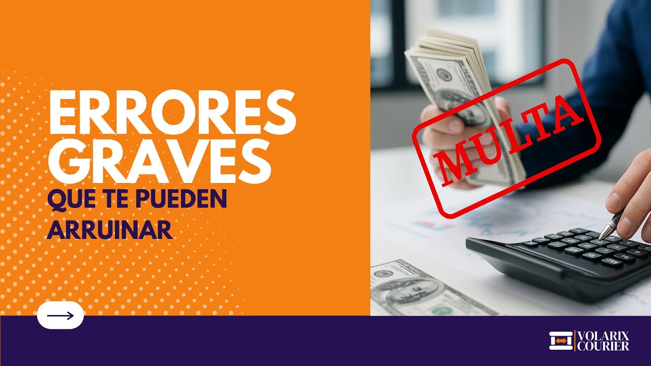 ERRORES GRAVES QUE TE PUEDEN ARRUINAR | Volarix Courier