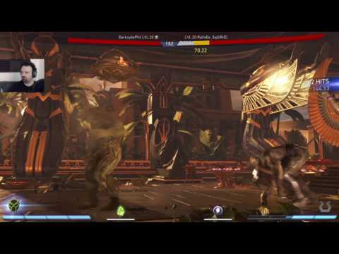 Injustice 2 1st MP gameplay pt19 - Swamp Thing vs. Darkseid (great combos)