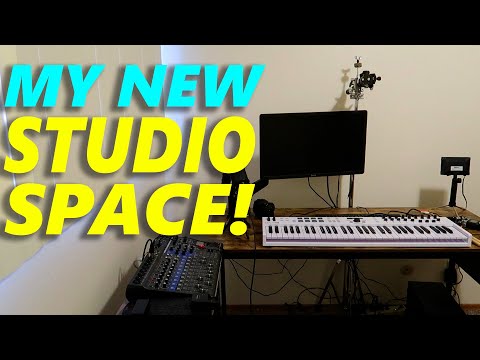 My New Electronic Music Studio Space!