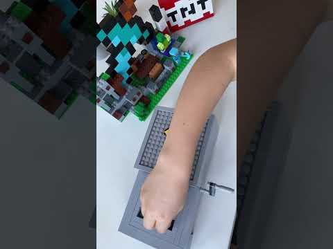 🔥EPIC LEGO Minecraft Craft! 🔥 #shorts