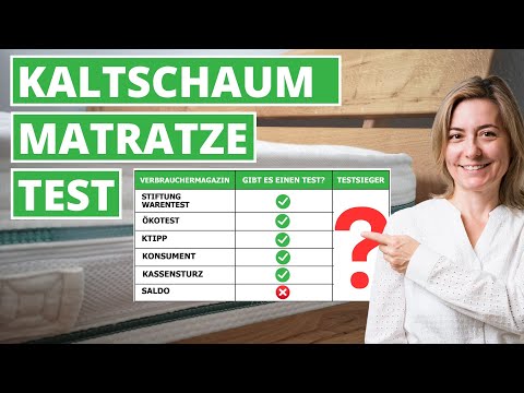 Kaltschaummatratze Test 2025: Stiftung Warentest rät zu was?
