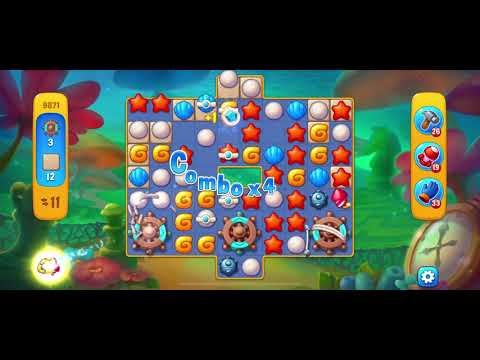 Fishdom Gameplay Super Duper Hard Level 9870 with boosters and Level 9871 No Boosters