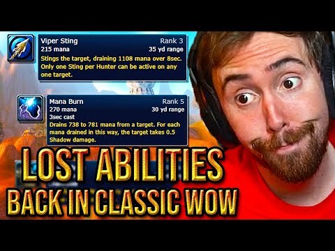 Asmongold Reacts To The "Top 10 Lost Abilities Coming Back in WoW Classic" - Hirumaredx